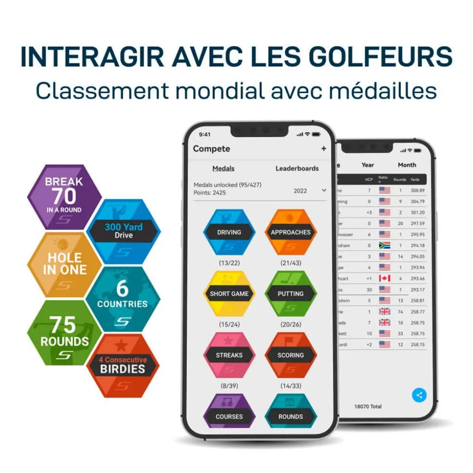 Montre GPS Shot Scope V5 GPS Black