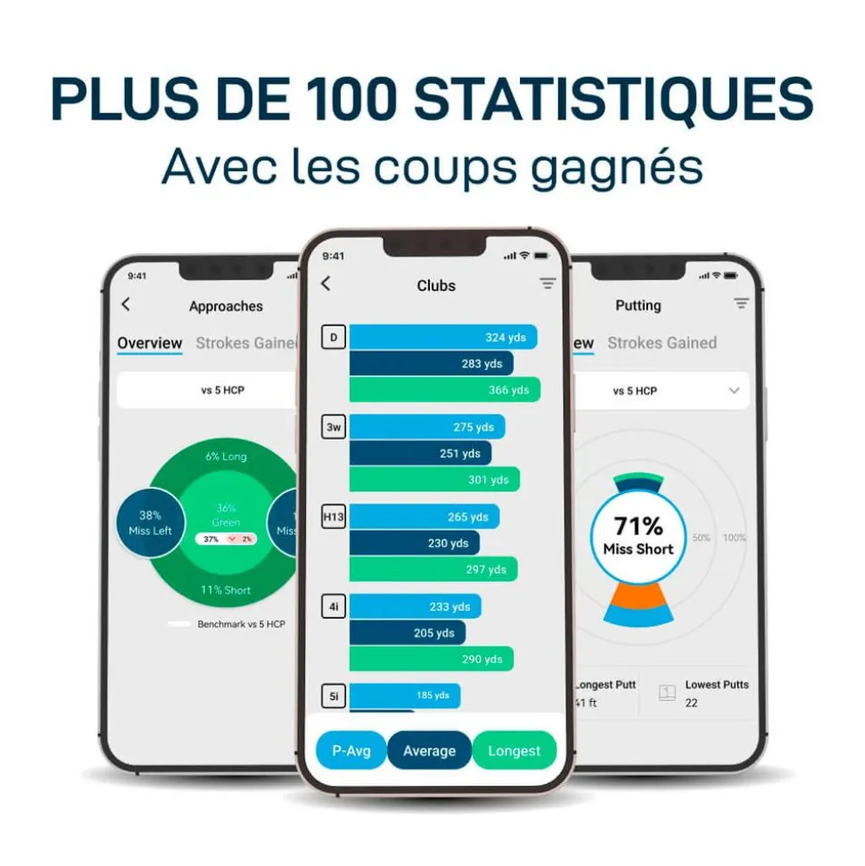 Montre GPS Shot Scope V5 GPS Black