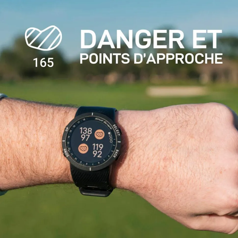 Montre GPS Shot Scope V5 GPS Black