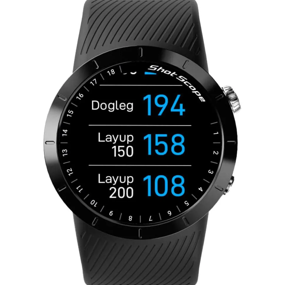 Montre GPS Shot Scope X5 GPS Prestige Black