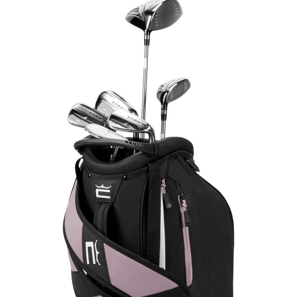 Pack 1/2 serie Cobra Fly XL Set Black Pink - 7 pièces