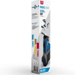 Pack 1/2 serie Wilson Profile JGI Large 11-14 ans (142 à 160cm) Blue