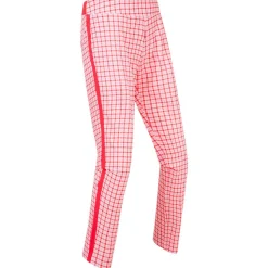 Pantalon Footjoy Gingham Lightweight Cropped W Pink Red