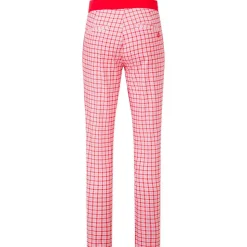 Pantalon Footjoy Gingham Lightweight Cropped W Pink Red