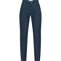 Pantalon Rohnisch Chie Comfort Pants 30 Micro R Check Navy
