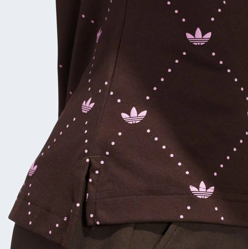 Polo adidas Originals Nvlty Polo W Dark Brown