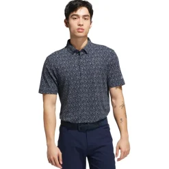 Polo adidas Ultimate365 Micro Argyle Collegiate Navy