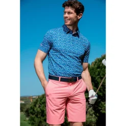 Polo Callaway Golf Emea Short Sleeve Cocktail Galaxy Blue