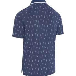 Polo Callaway Golf Emea Ss Geo Cocktail Print Peacoat