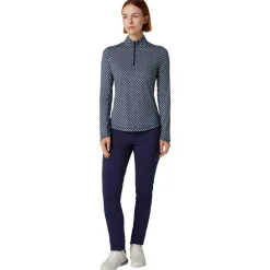 Polo Callaway Golf Mini Geo Sun Protect Peacoat