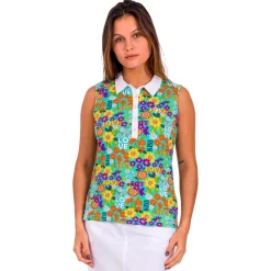 Polo Chiberta Jane Vert Orange