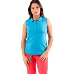 Polo Chiberta Light Bleu Vert