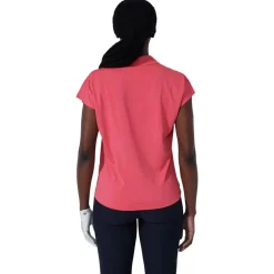 Polo Daily Sports Bella Birdie Cap Short Sleeve Polo Shirt Intense Coral