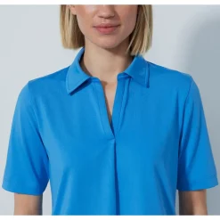 Polo Daily Sports Bella Birdie 1/2 Sleeve Polo Shirt Sky