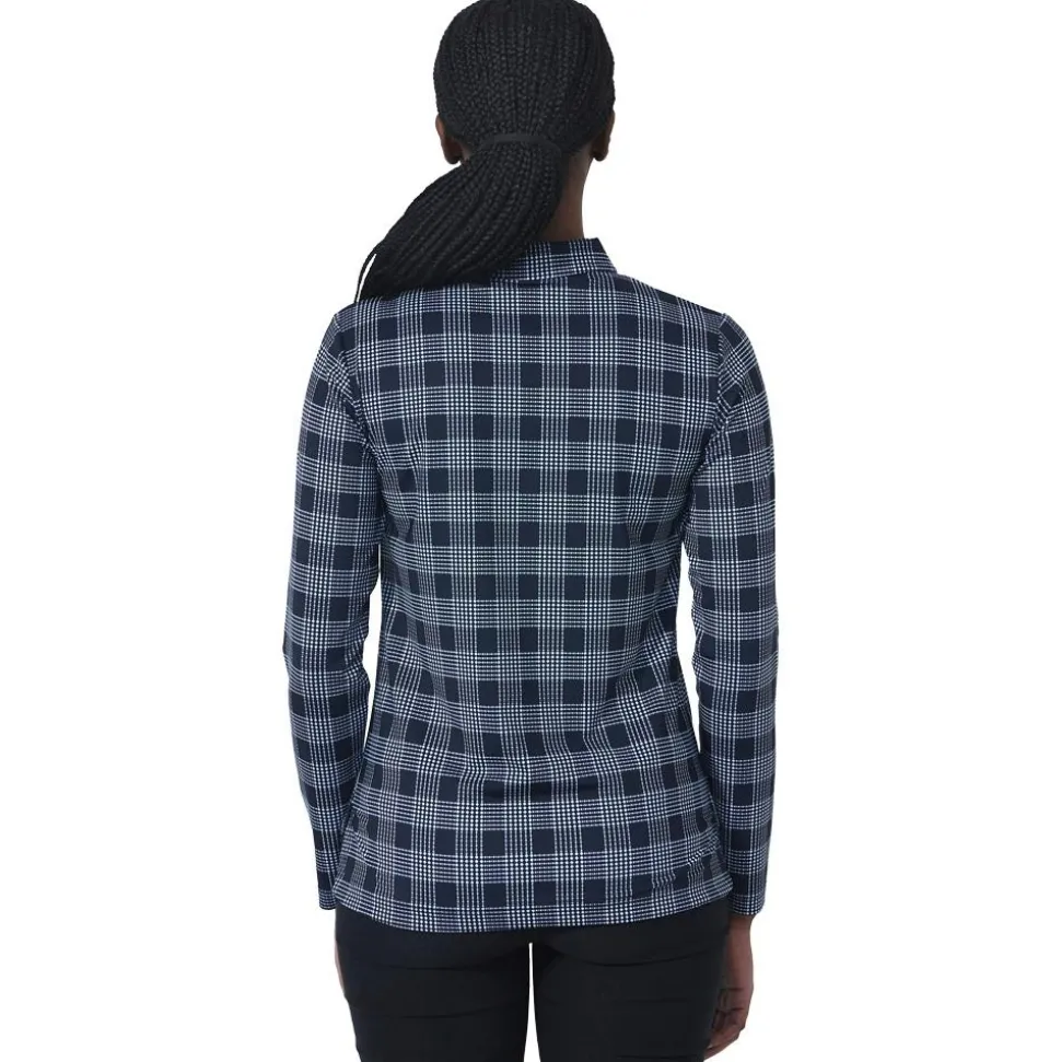 Polo Daily Sports Checked Ls Polo Shirt Navy