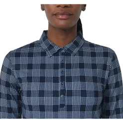 Polo Daily Sports Checked Ls Polo Shirt Navy