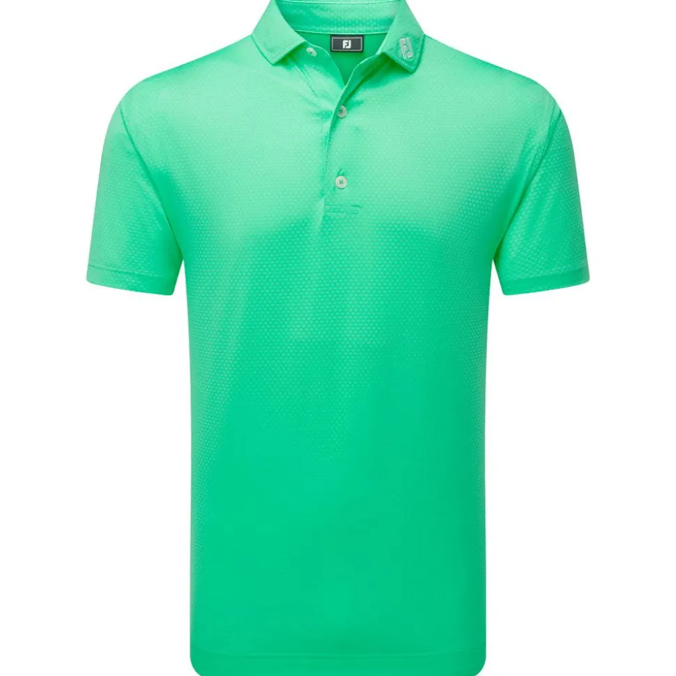 Polo Footjoy Abacus Print Seafoam