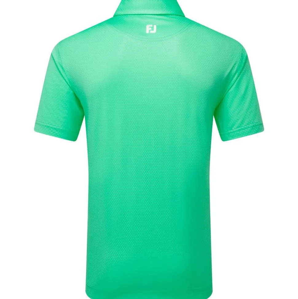 Polo Footjoy Abacus Print Seafoam