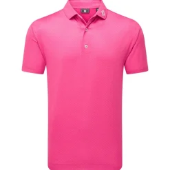 Polo Footjoy Abacus Print Magenta