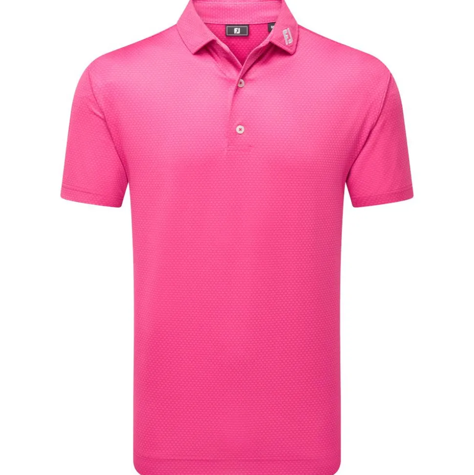 Polo Footjoy Abacus Print Magenta