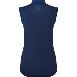 Polo Footjoy Animal Print Open Placket Ss Navy