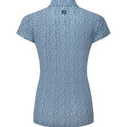 Polo Footjoy Animal Print Cap Sleeve Shirt Skyway