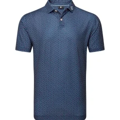 Polo Footjoy Bounce Print Pique Dark Denim