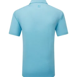 Polo Footjoy Deco Diamond Print Air Blue High Tide