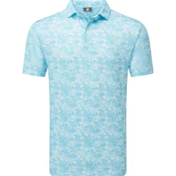 Polo Footjoy Garden Print Air Blue
