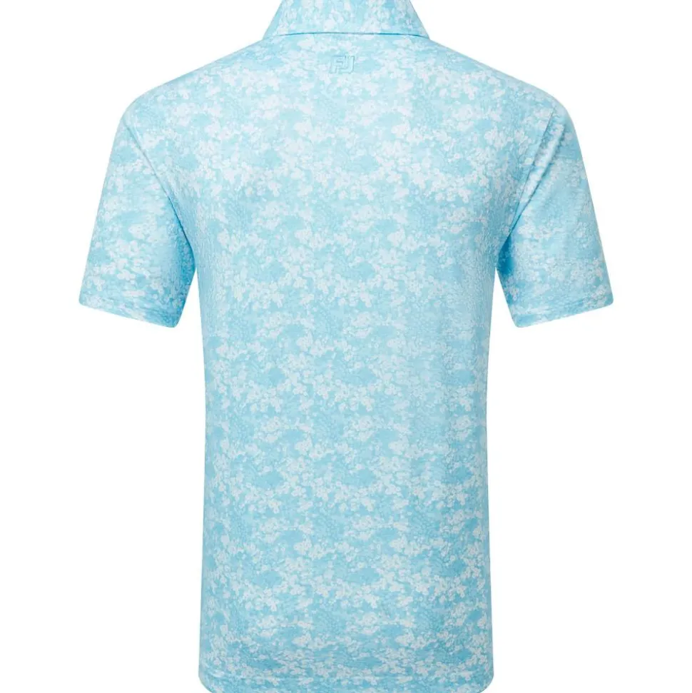 Polo Footjoy Garden Print Air Blue