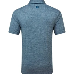 Polo Footjoy Heather Lisle With Trim Navy