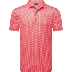 Polo Footjoy Houndstooth Geo Lisle Hbiscus
