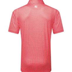 Polo Footjoy Houndstooth Geo Lisle Hbiscus