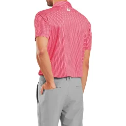 Polo Footjoy Houndstooth Geo Lisle Hbiscus