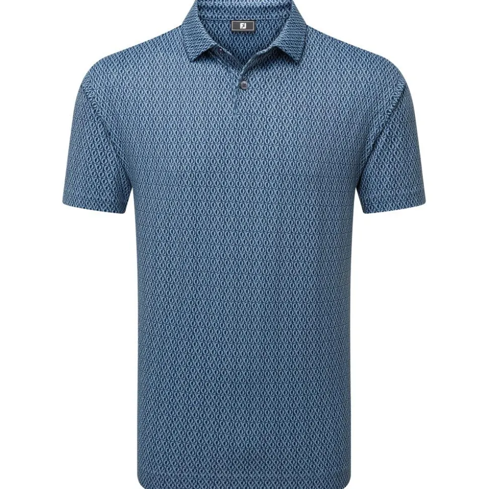 Polo Footjoy Modernist Geo Steel Blue Navy