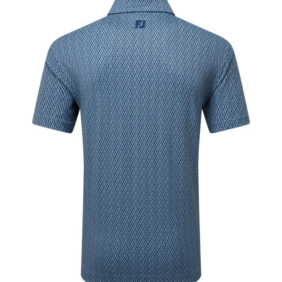 Polo Footjoy Modernist Geo Steel Blue Navy