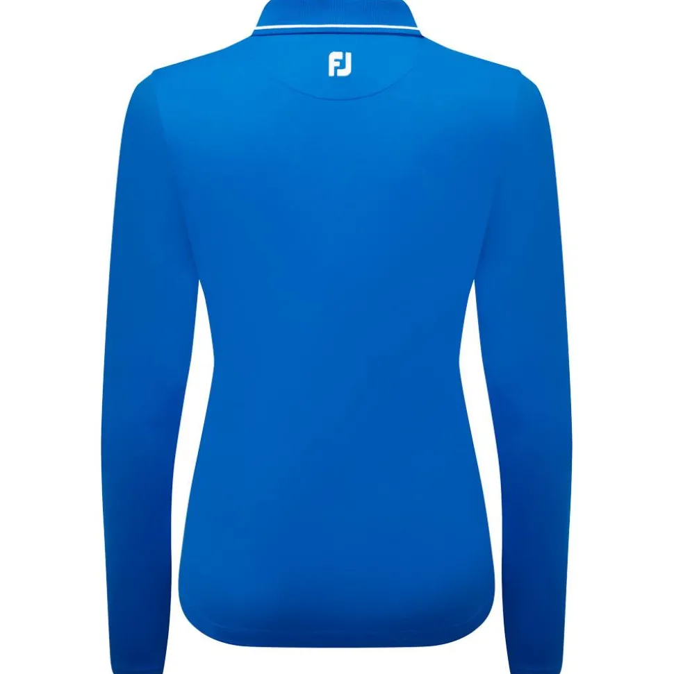Polo Footjoy Thermal LS Shirt Blue