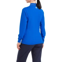 Polo Footjoy Thermal LS Shirt Blue
