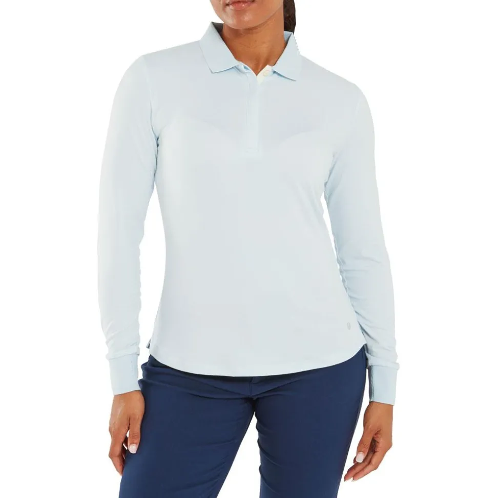 Polo Footjoy Thermoseries Long Sleeves Ice Blue