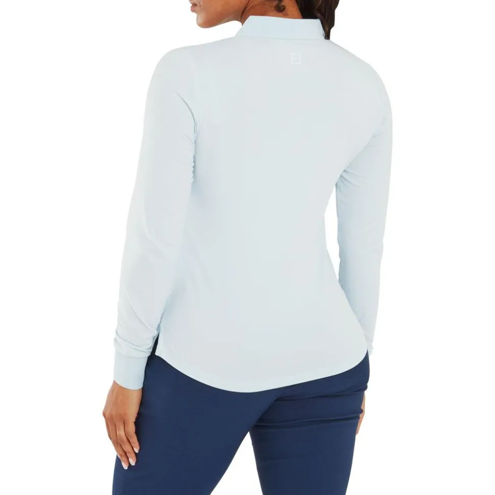 Polo Footjoy Thermoseries Long Sleeves Ice Blue