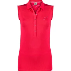 Polo Girls Golf Sleeveless Red Love