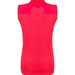 Polo Girls Golf Sleeveless Red Love