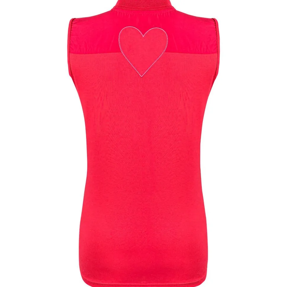 Polo Girls Golf Sleeveless Red Love