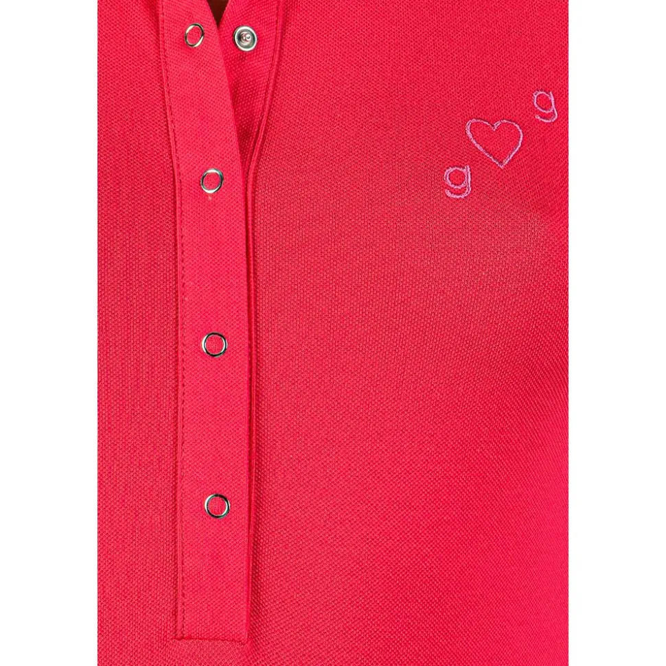 Polo Girls Golf Sleeveless Red Love