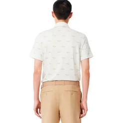 Polo Lacoste Polo Print Farine Viennois
