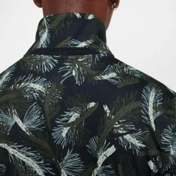 Polo Nike Dri Fit Tour Polo Pine Print Cargo Khaki Black