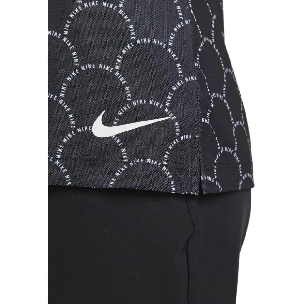 Polo Nike W Dri Fit Victory Polo Print Black White