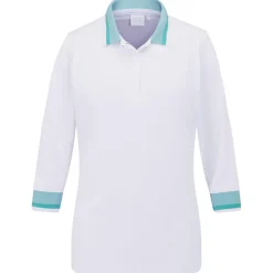 Polo Ping Lindsey White Bright Aqua