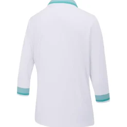 Polo Ping Lindsey White Bright Aqua