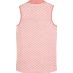 Polo Puma Golf Cloudspun Scallop Sl Pink Fruit